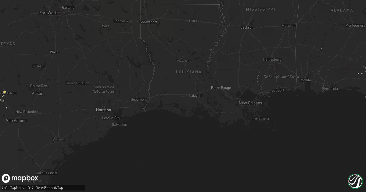 Hail map on September 21, 2011