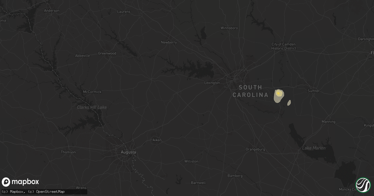 Hail map in Stapleton, GA on September 21, 2015