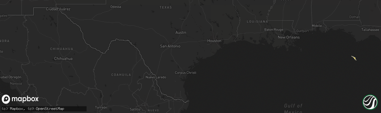 Hail map on September 21, 2015