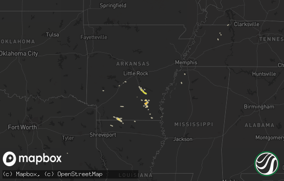 Hail map preview on 09-21-2021