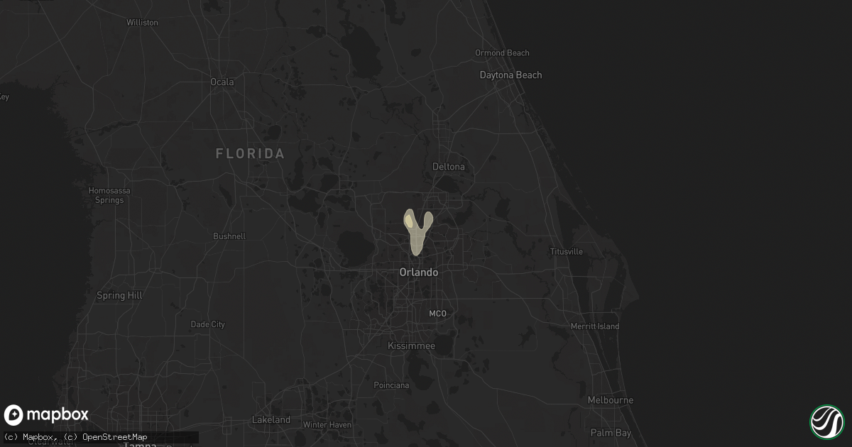 Hail map in Longwood, FL on September 21, 2023