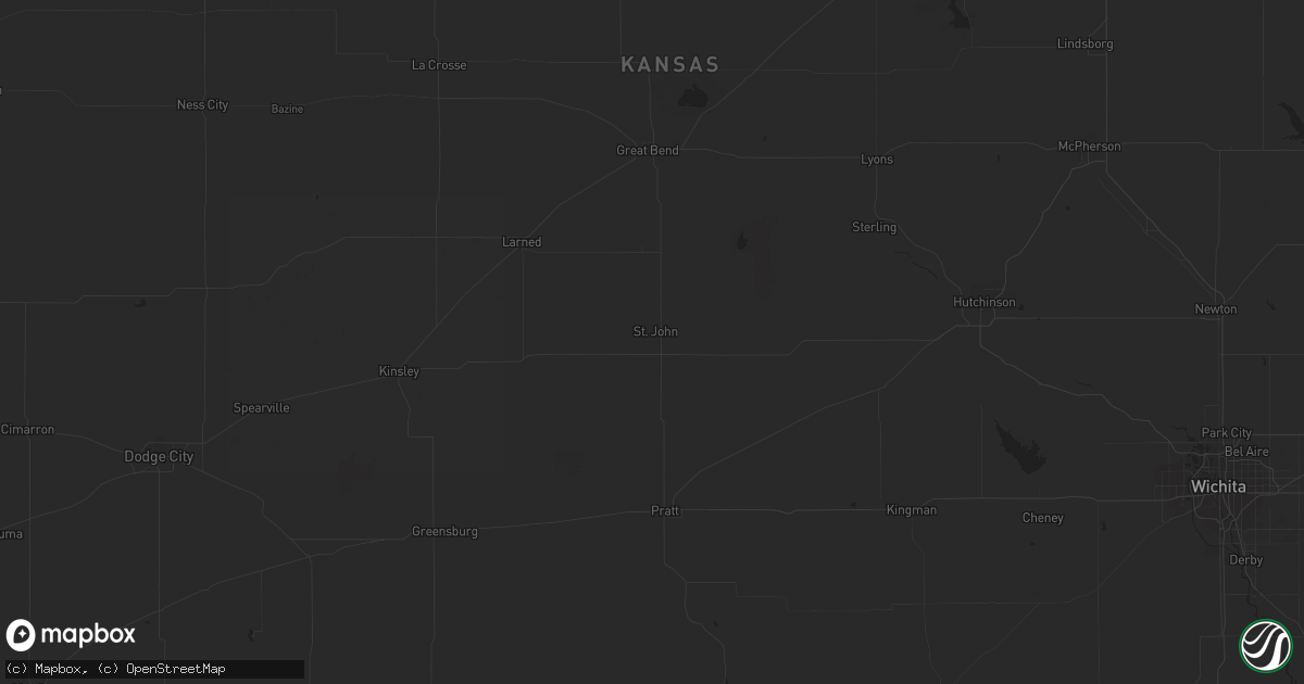 Hail map in Wilcox, NE on September 21, 2023