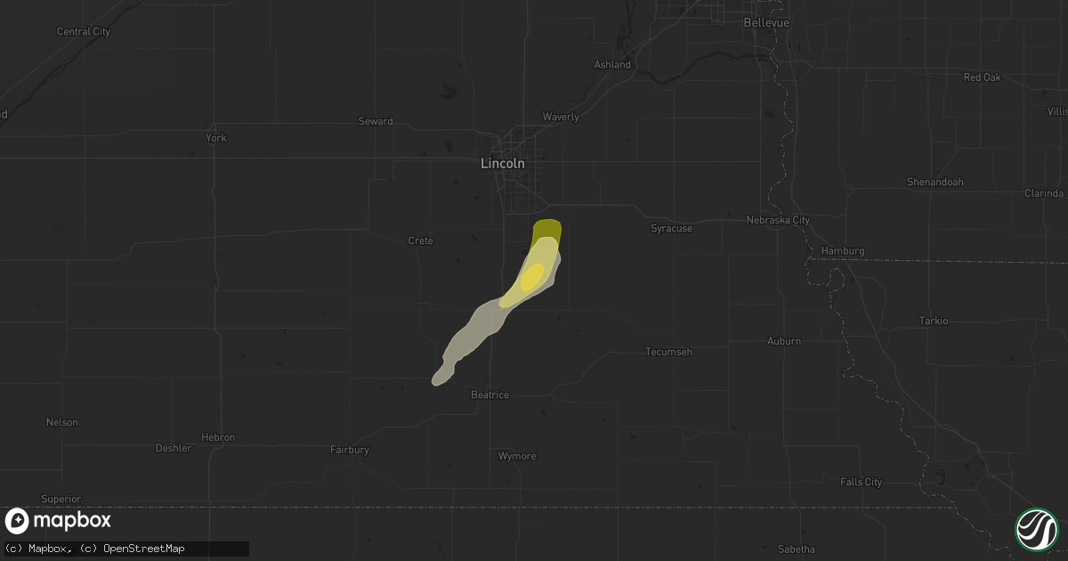 Hail map in Firth, NE on September 21, 2024