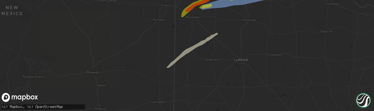 Hail map in Morton, TX on September 21, 2024