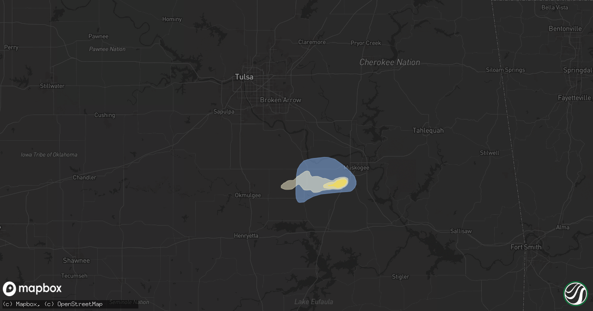 Hail map in Haskell, OK on September 21, 2025
