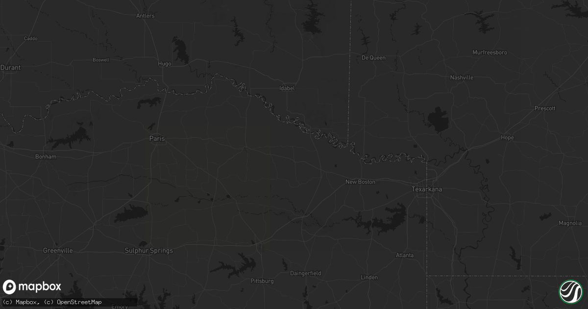 Hail map in Avery, TX on September 21, 2026