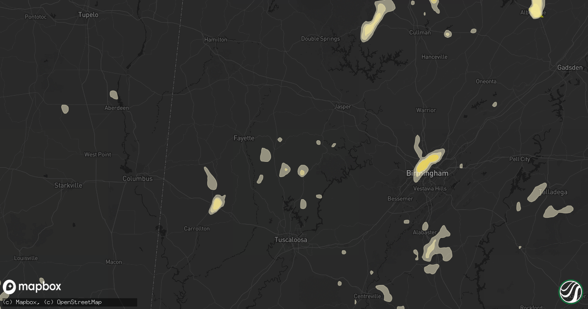Hail map in Berry, AL on September 21, 2026
