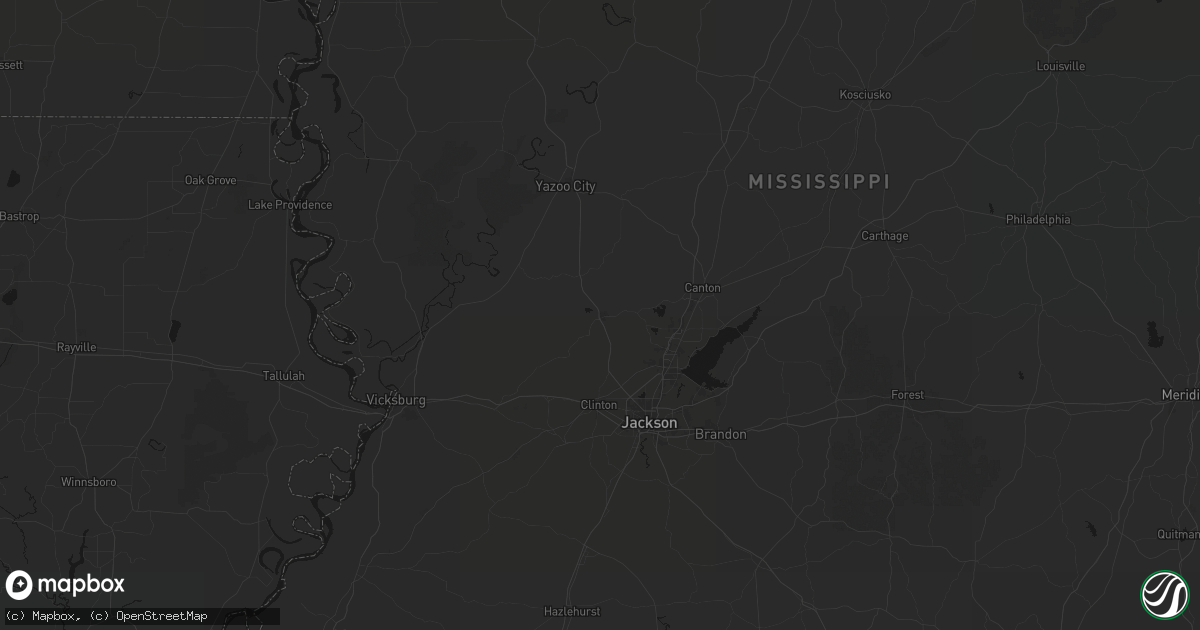 Hail map in Flora, MS on September 21, 2026
