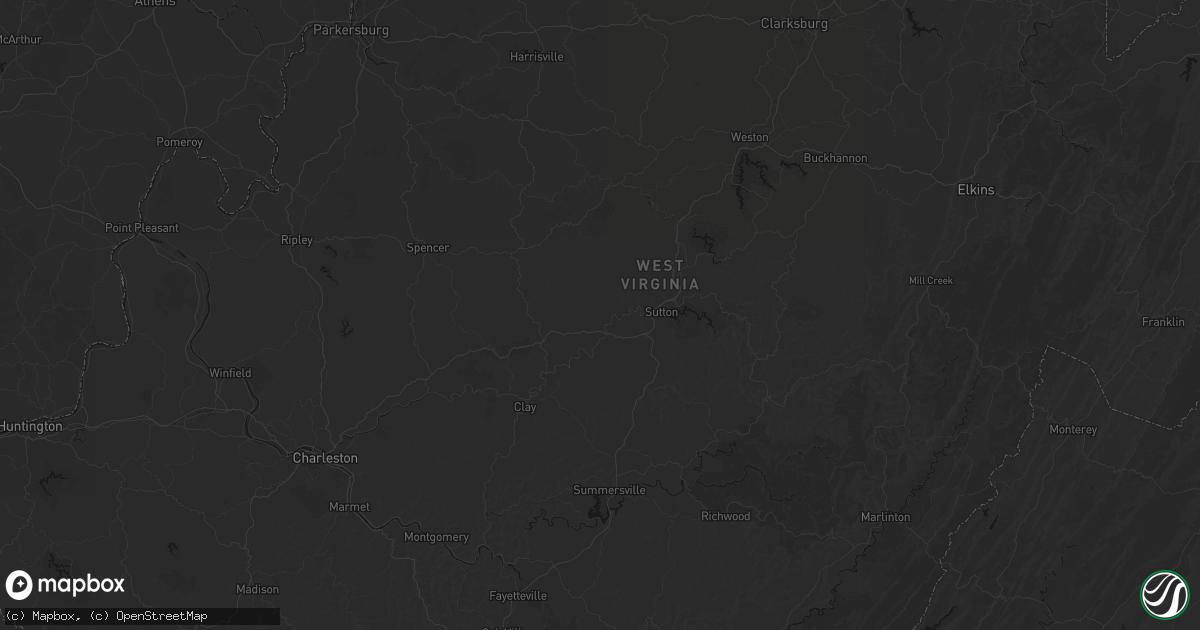 Hail map in Frametown, WV on September 21, 2026