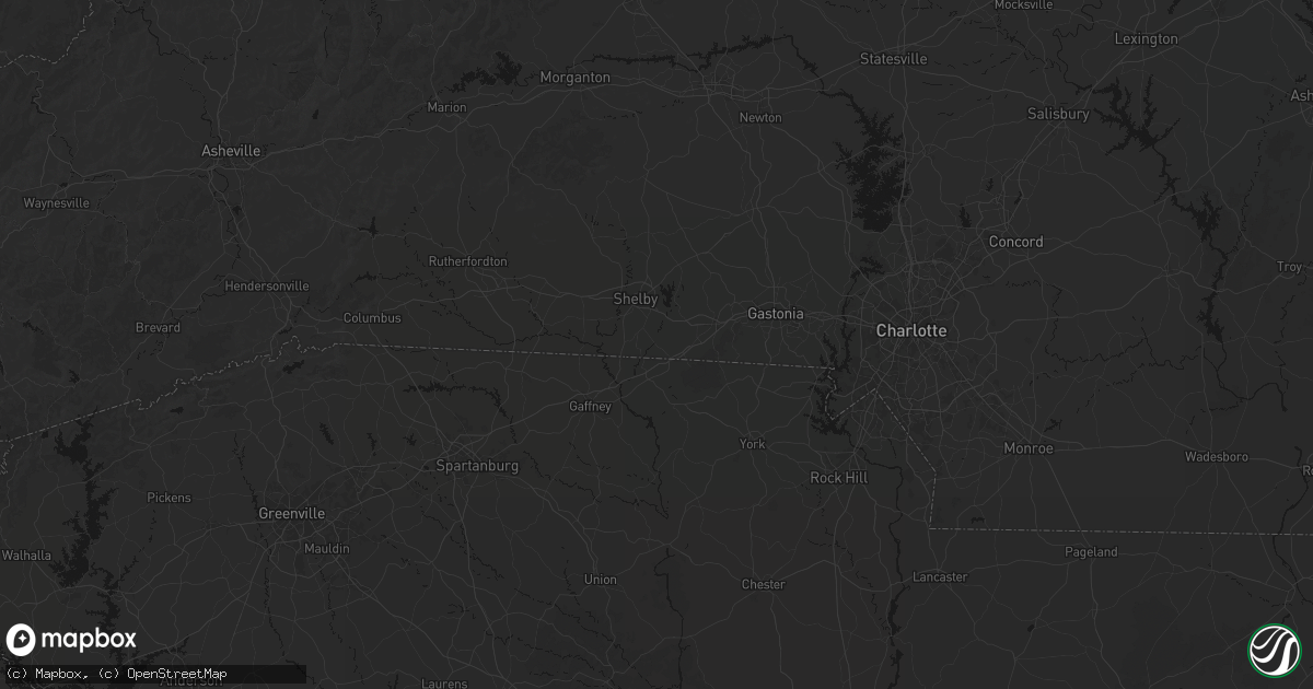 Hail map in Grover, NC on September 21, 2026
