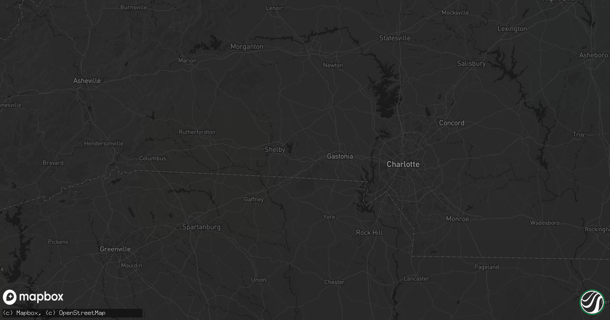 Hail map in Kings Mountain, NC on September 21, 2026