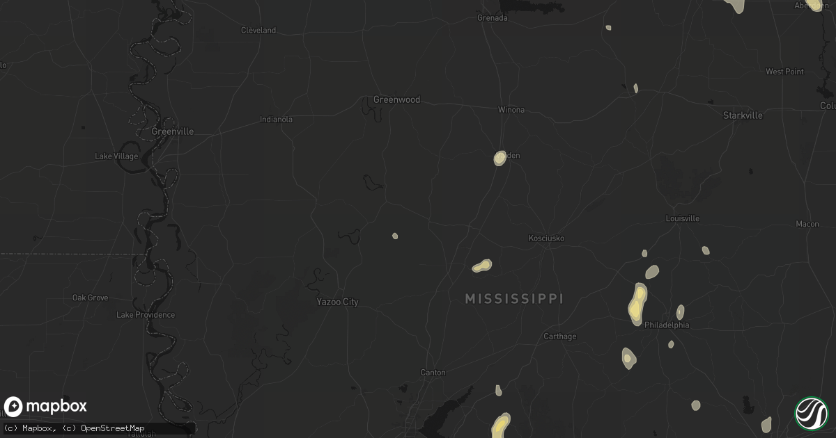Hail map in Lexington, MS on September 21, 2026