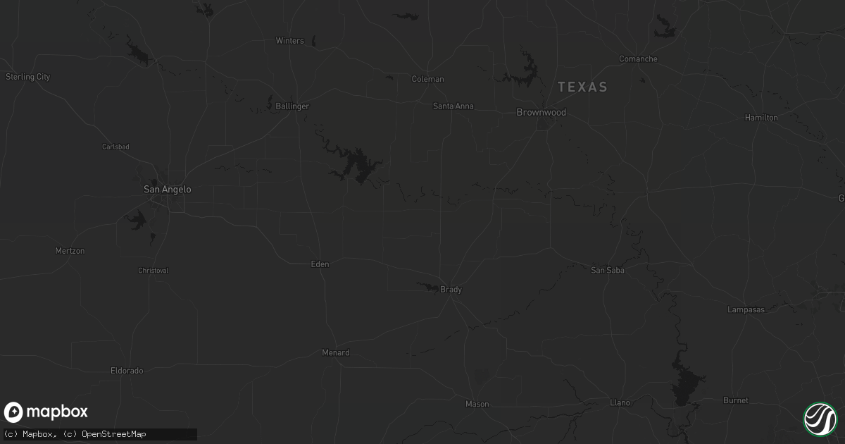 Hail map in Lohn, TX on September 21, 2026