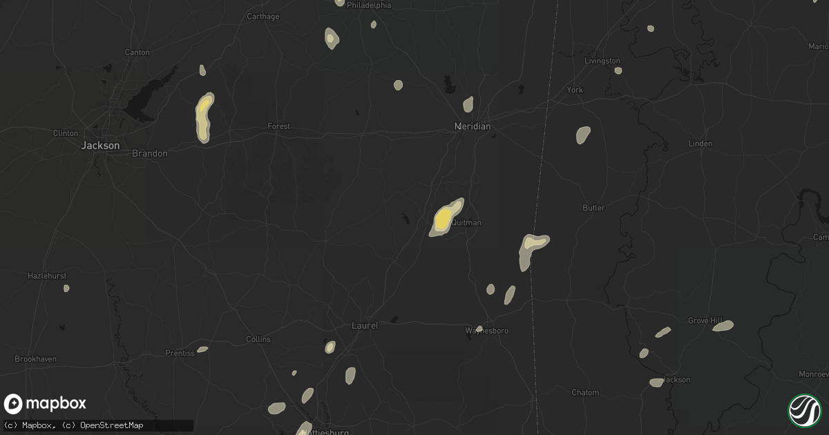 Hail map in Pachuta, MS on September 21, 2026