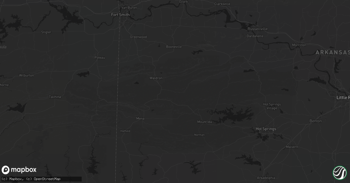 Hail map in Parks, AR on September 21, 2026