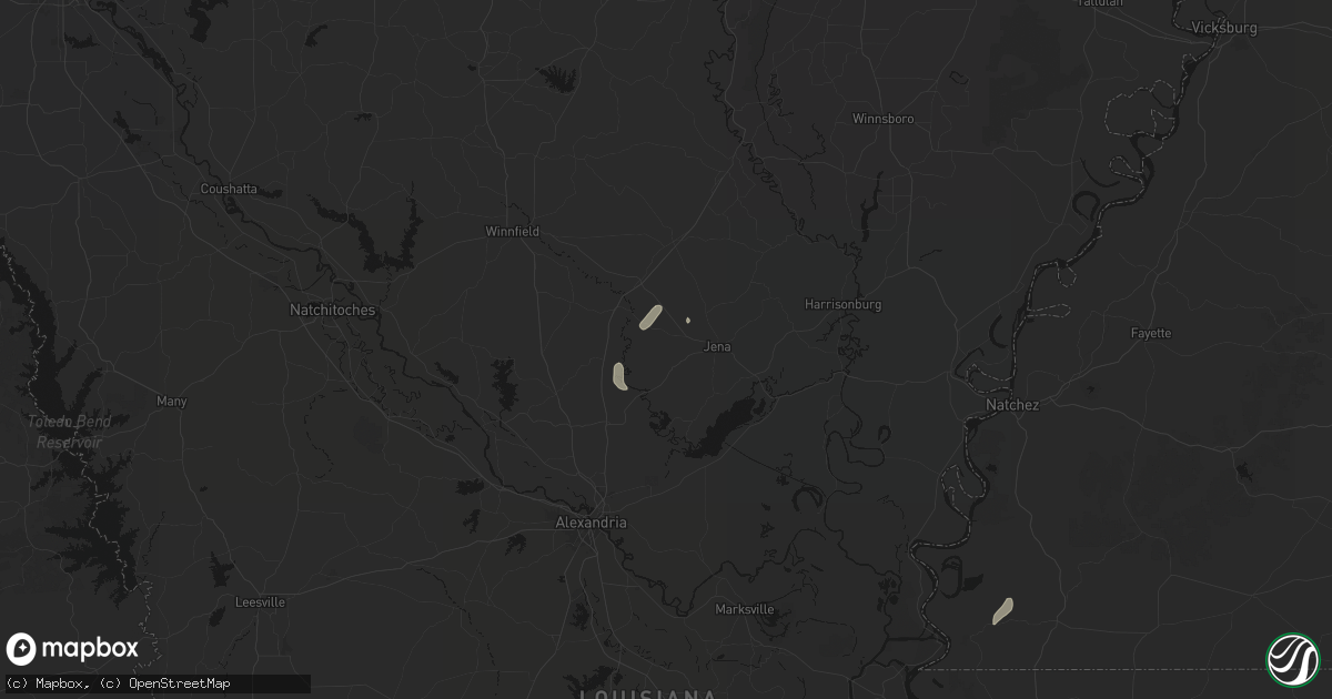 Hail map in Trout, LA on September 21, 2026