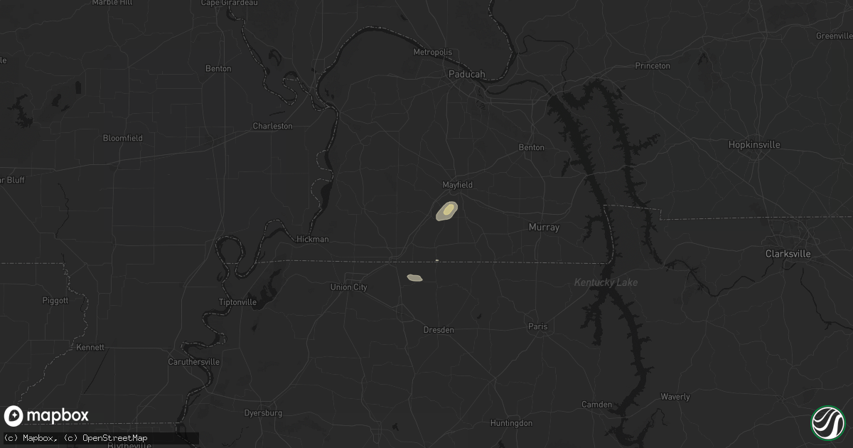 Hail map in Wingo, KY on September 21, 2026