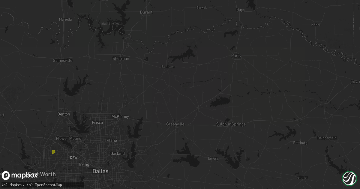 Hail map in Wolfe City, TX on September 21, 2026