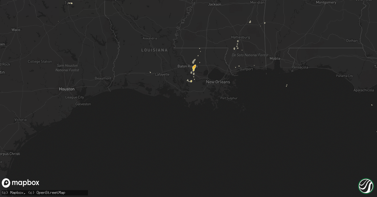 Hail map on September 22, 2011
