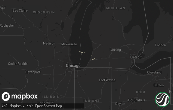 Hail map preview on 09-22-2012