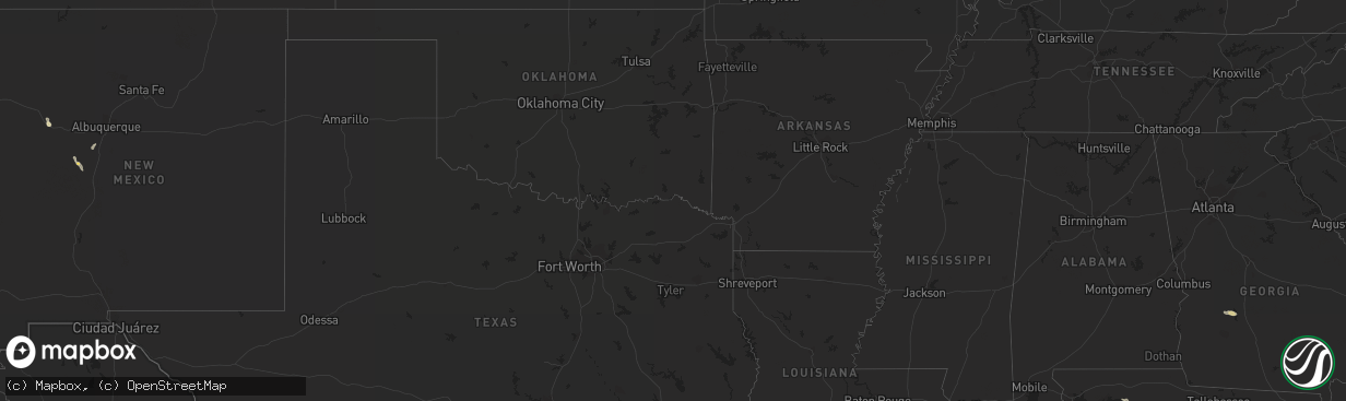 Hail map in Arizona on September 22, 2014