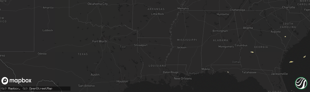 Hail map on September 22, 2014