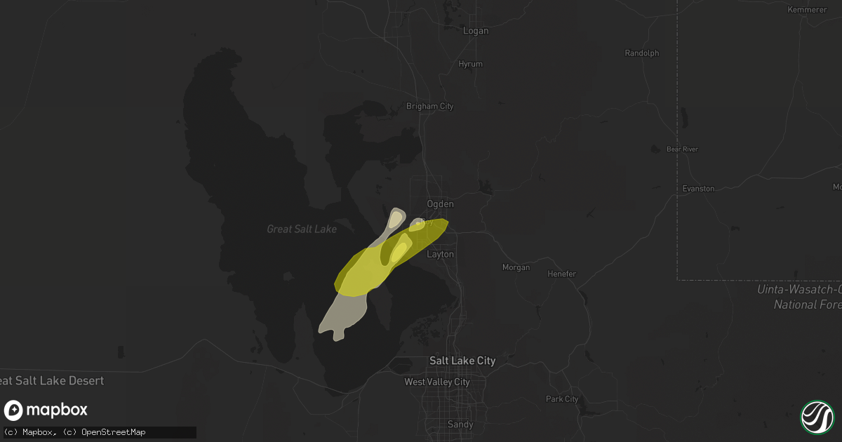 Hail map in Roy, UT on September 22, 2016