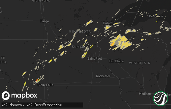 Hail map preview on 09-22-2017