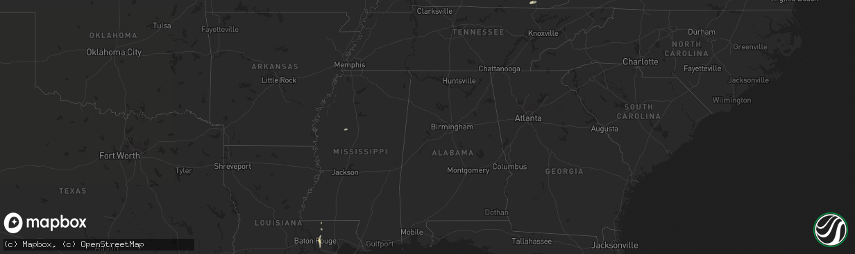 Hail map in Kentucky on September 22, 2018