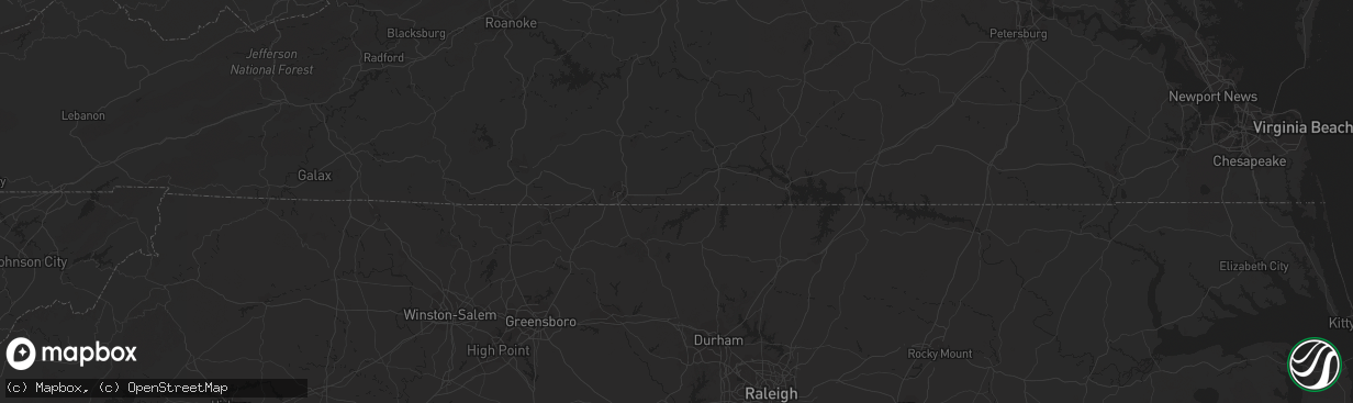 Hail map in Carlton, PA on September 22, 2021