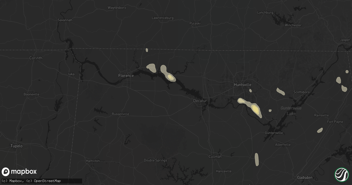 Hail map in Hillsboro, AL on September 22, 2026