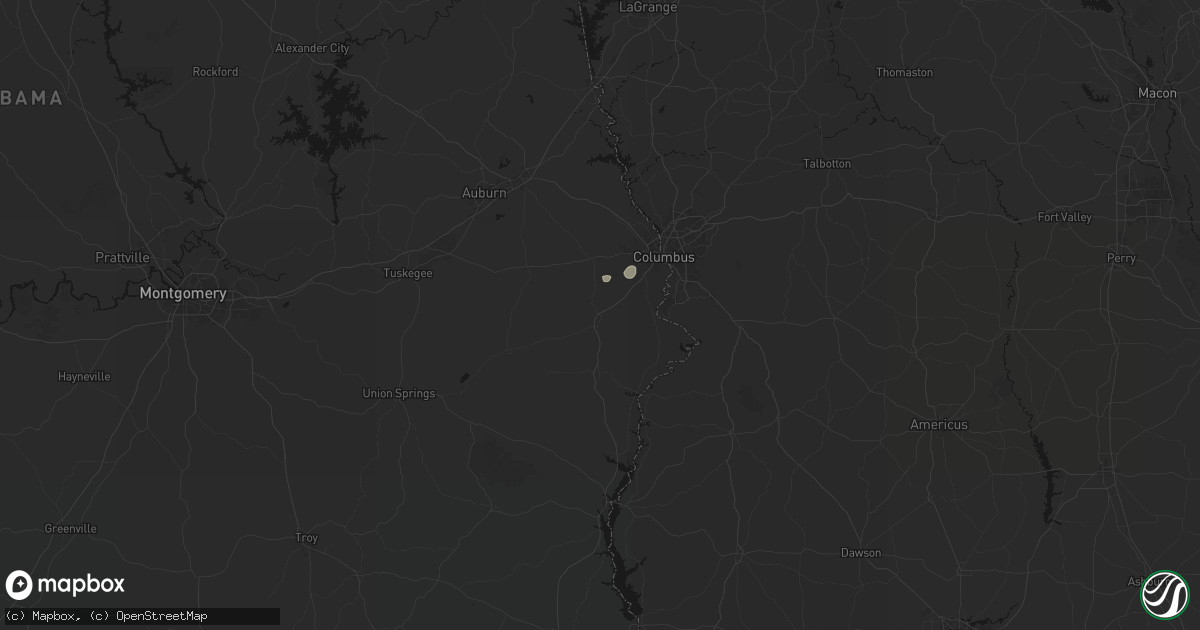 Hail map in Seale, AL on September 22, 2026