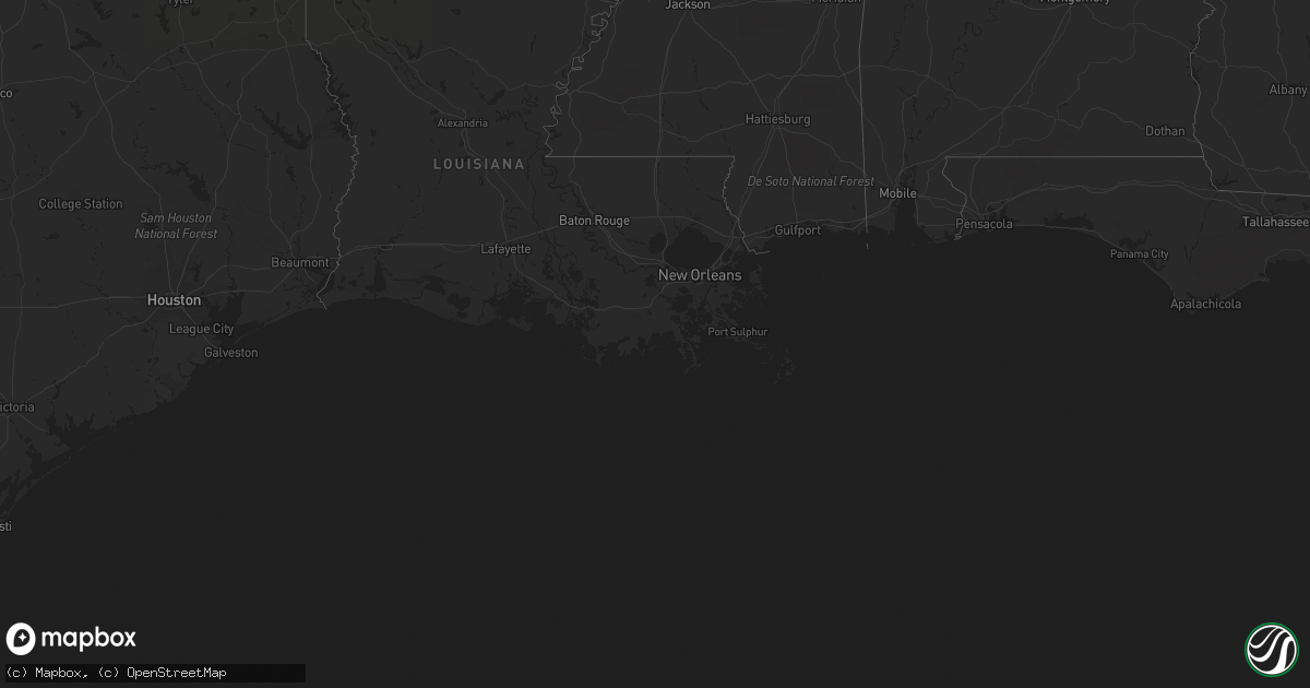 Hail map on September 23, 2012