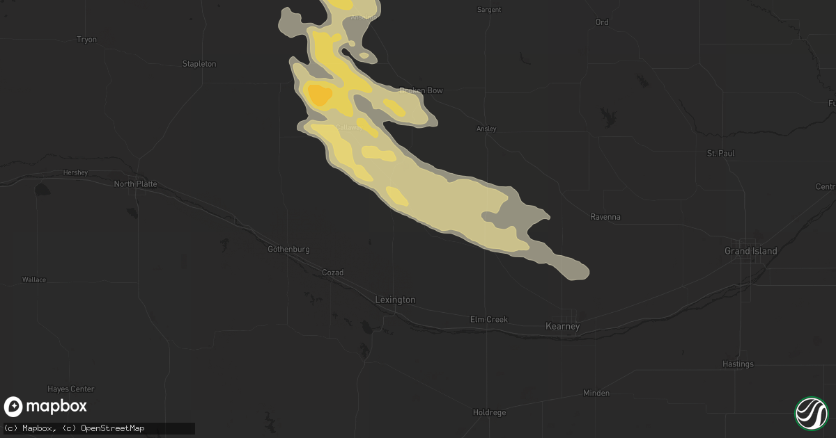 Hail map in Eddyville, NE on September 23, 2014