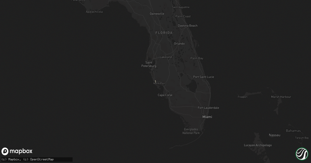 Hail map on September 23, 2018