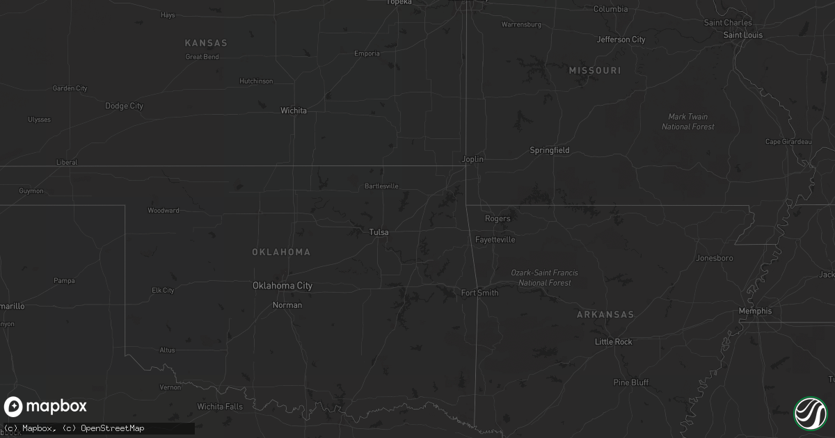 Hail map on September 23, 2021