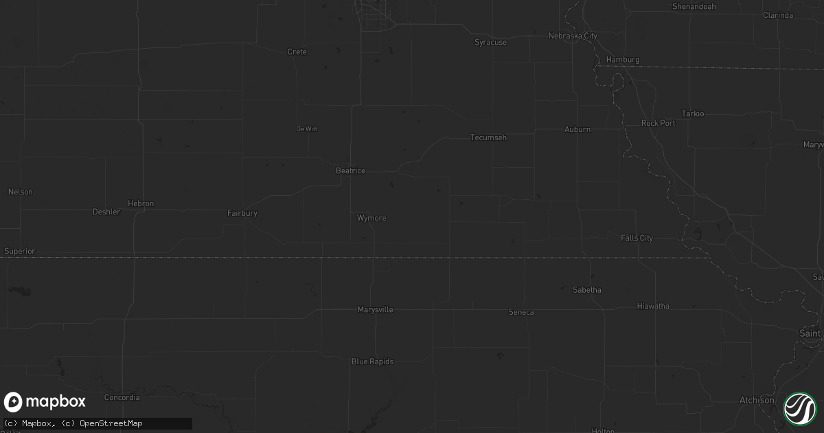 Hail map in Kansas City, KS on September 23, 2023