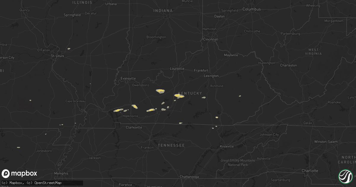 Hail map on September 23, 2024