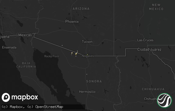 Hail map preview on 09-23-2026