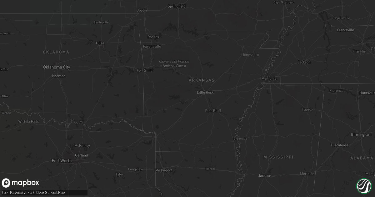 Hail map on September 24, 2018