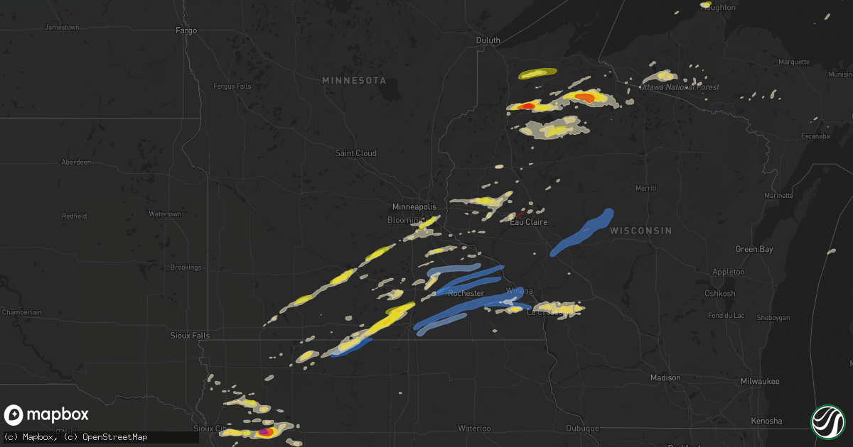 Hail map on September 24, 2019