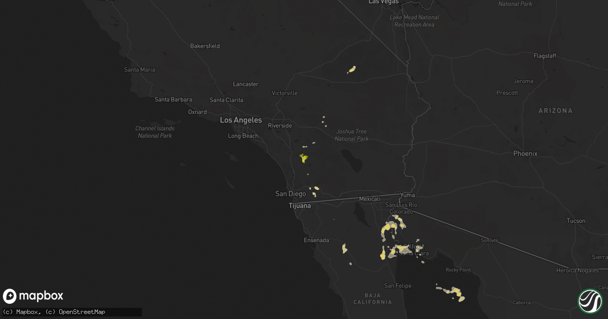 Hail map on September 24, 2021