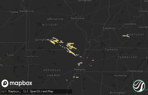 Hail map preview on 09-24-2022