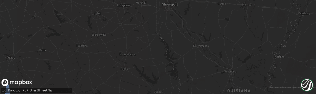 Hail map in Cleveland, TX on September 24, 2023