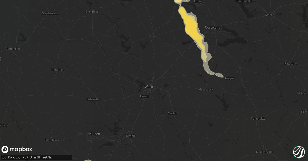Hail map in Georgetown, TX on September 24, 2023