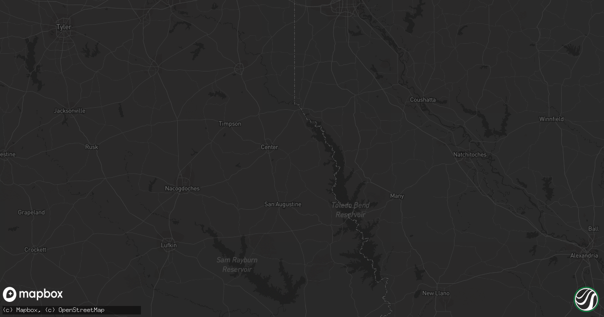 Hail map in Point, TX on September 24, 2023