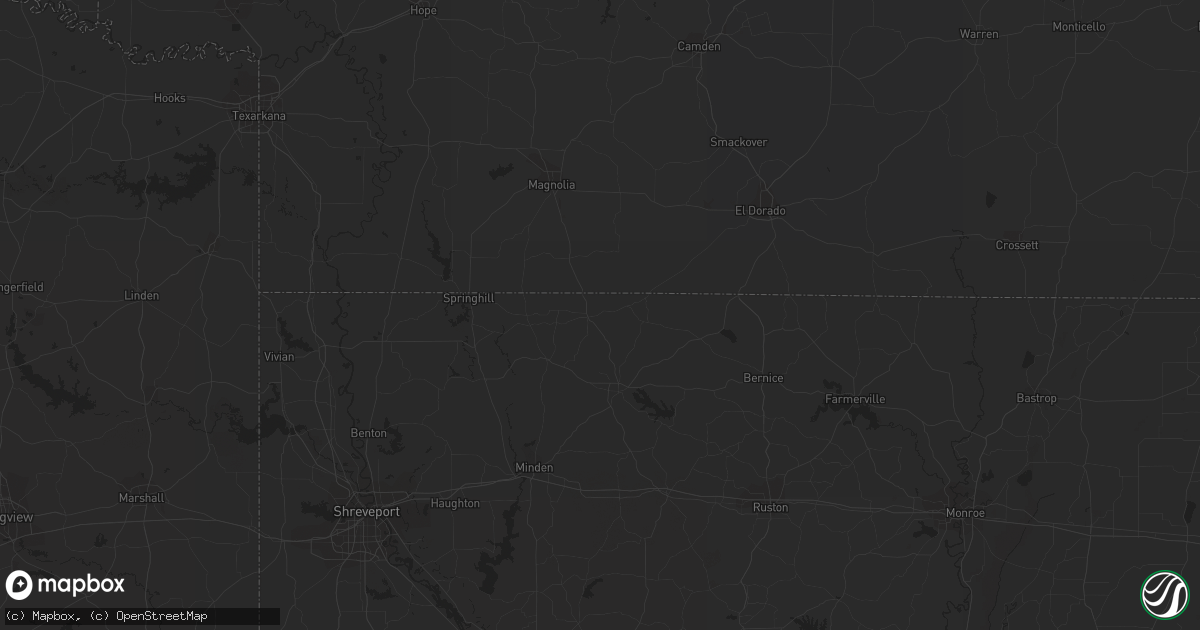Hail map in Saint James, LA on September 24, 2023