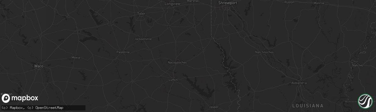 Hail map in Willis, TX on September 24, 2023