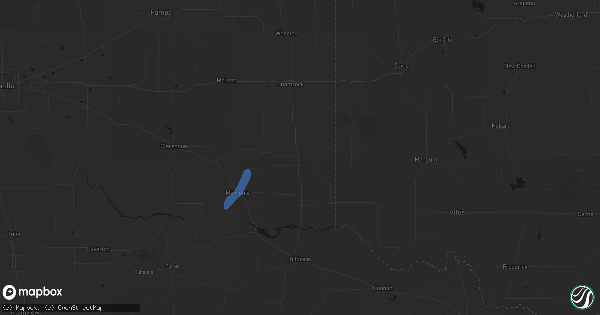 Hail map in Wellington, TX on September 24, 2026