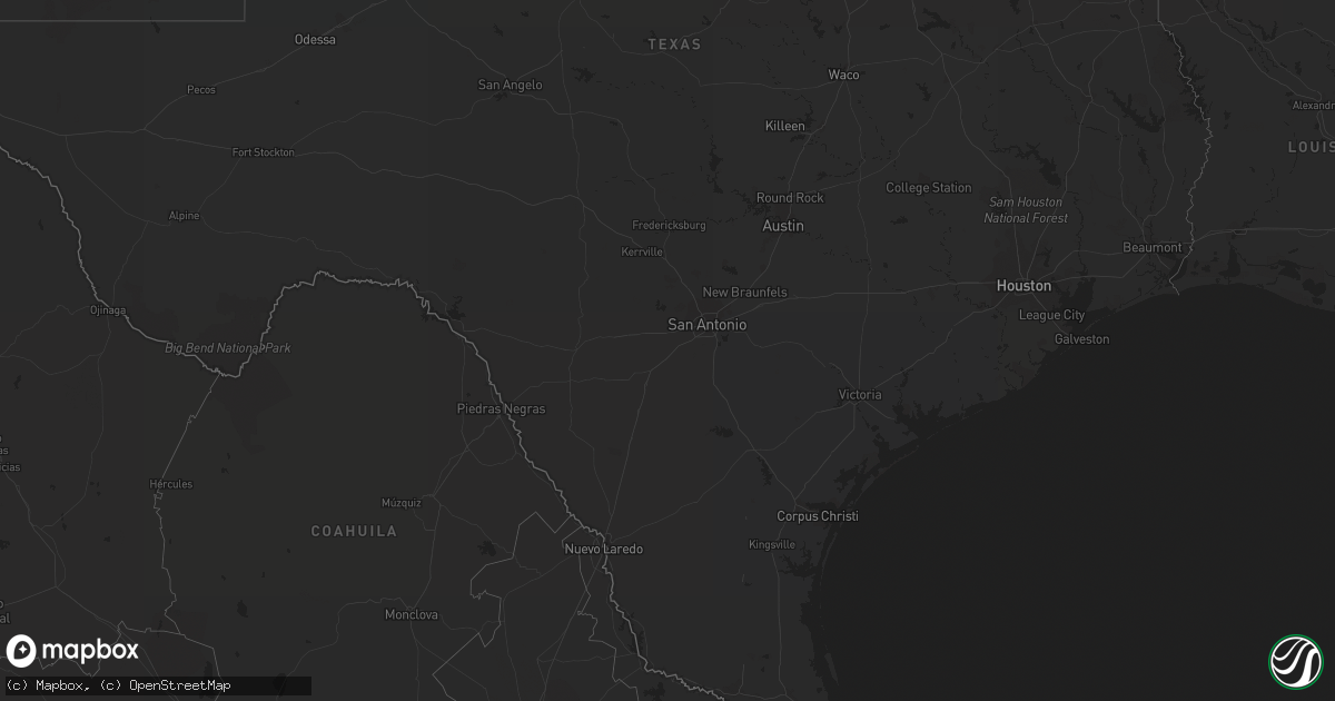 Hail map on September 25, 2021
